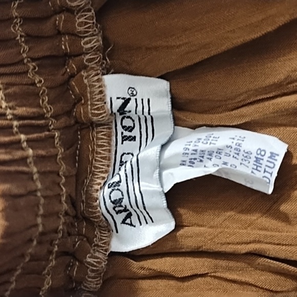 Soft Sueded Fabric Whipstitch Blouse Embroidered Vest Broomstick Skirt 3 Piece - Picture 11 of 16